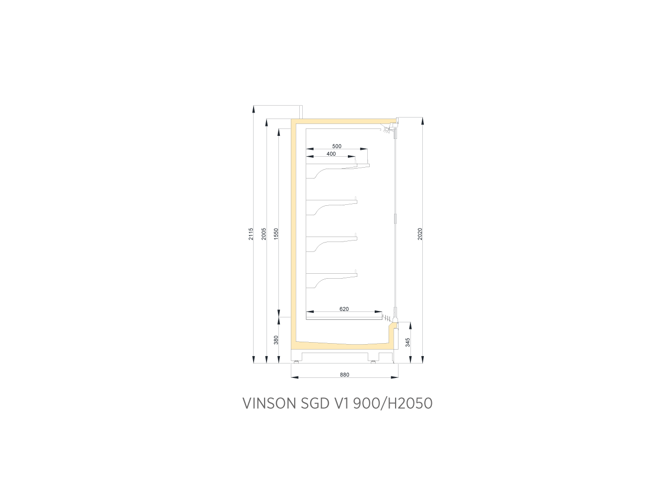 VINSON SGD V1 900/H2050