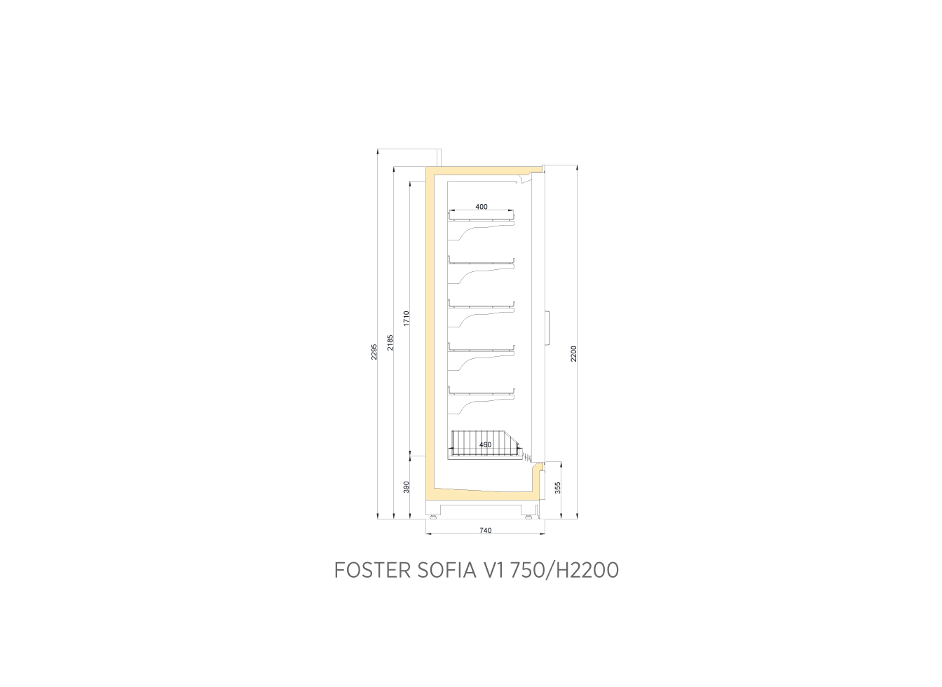 FOSTER SOFIA V1 750/H2200