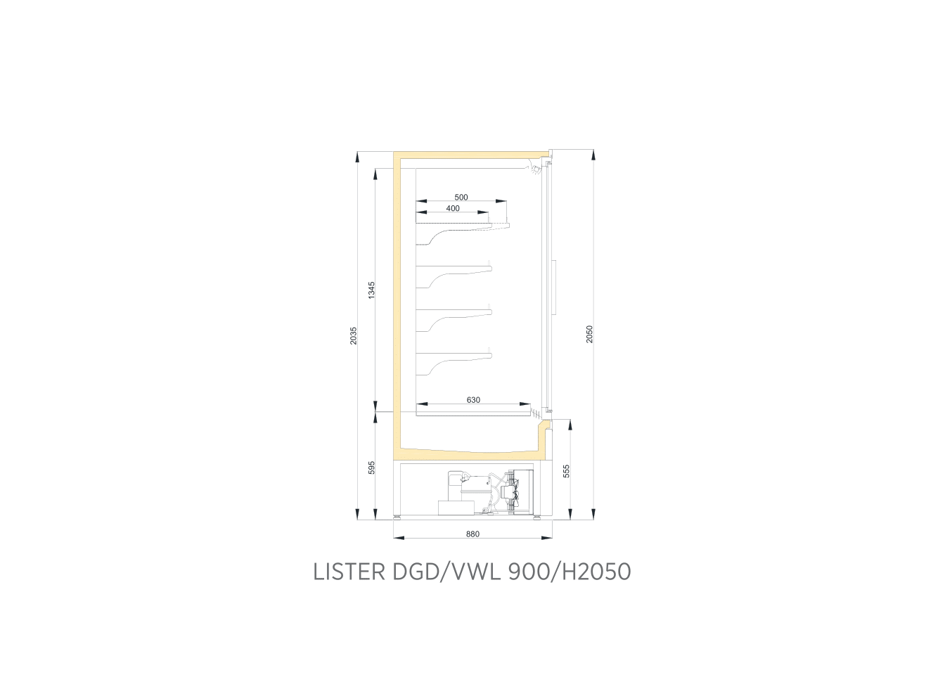LISTER VWL VWL 900/H2050