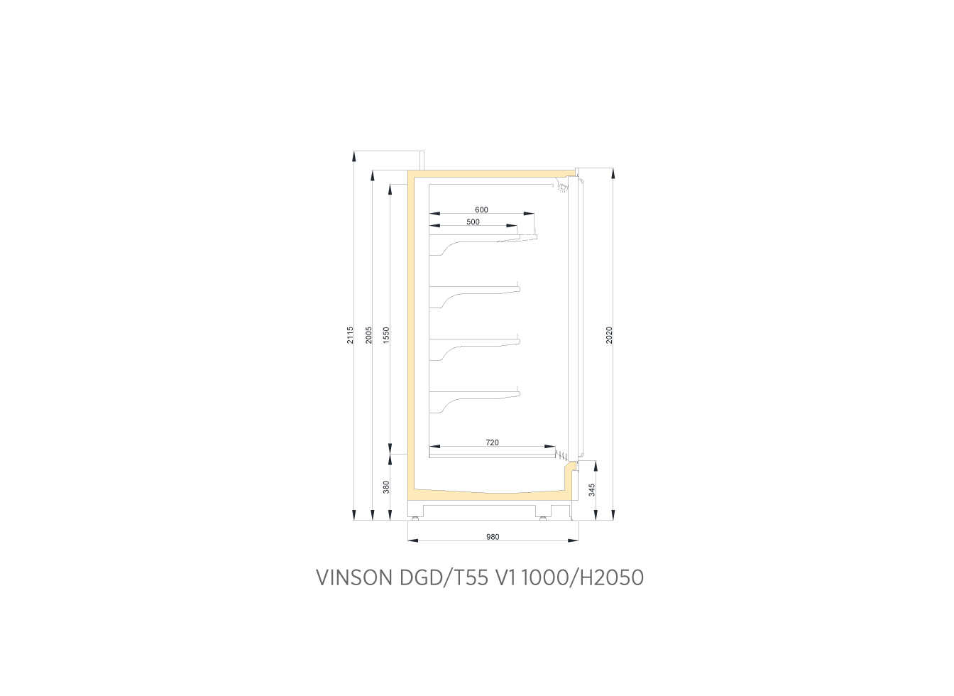 VINSON DGD T55 V1 1000/H2050