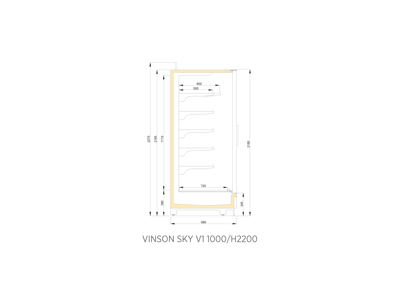 VINSON SKY V1 1000/H2200