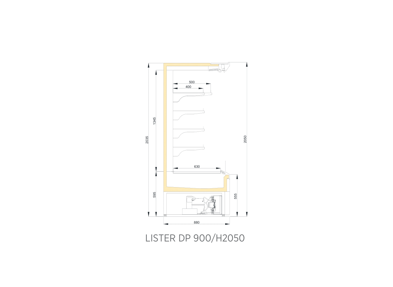 LISTER DP 900/H2050