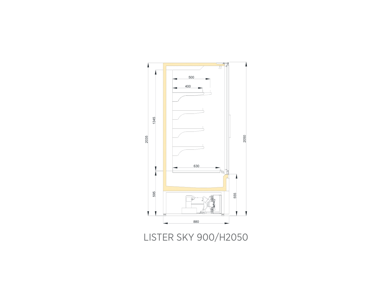 LISTER SKY 900/H2050