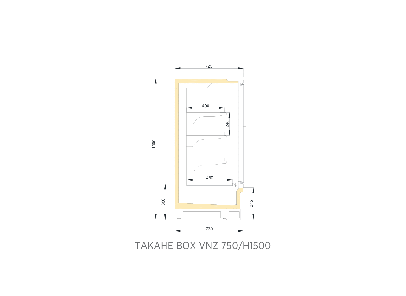 TAKAHE BOX DGD VNZ 750/H1500