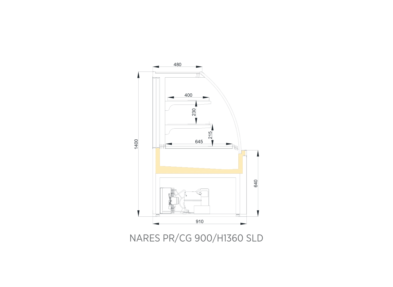 NARES PR-CG 900 H1360 SLD