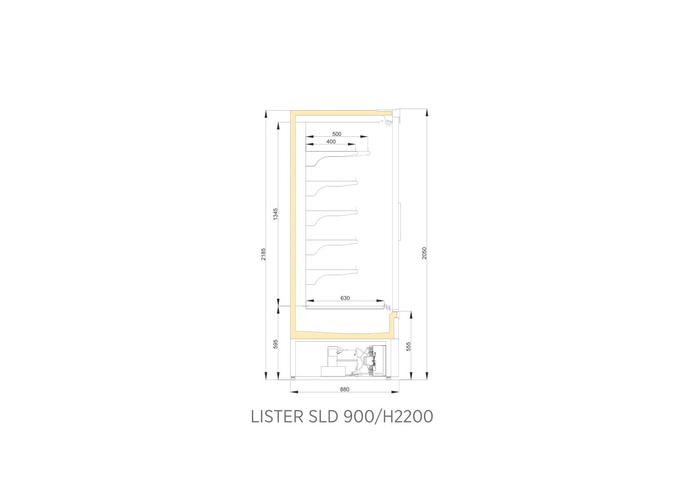 LISTER SLD 900/H2200