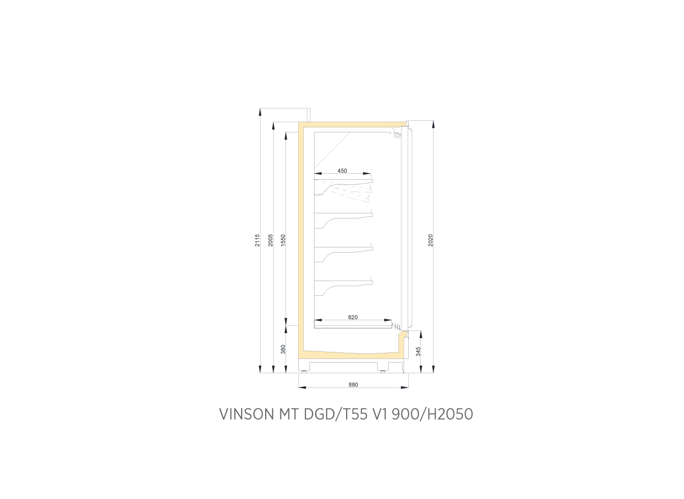 VINSON MT T55 V1 900/H2050