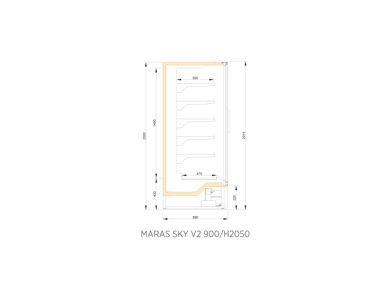 MARAS SKY V2 900/H2050